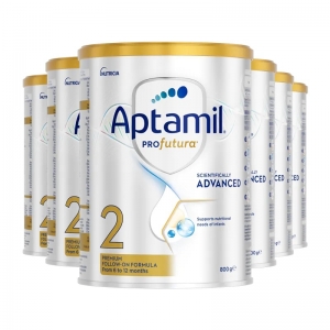 【新西兰直邮富腾达3周】Aptamil 爱他美铂金 2段800克(6-12个月)6罐 保质期2028年2月