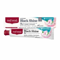 red seal红印亮白黑亮玫瑰薄荷味牙膏100克